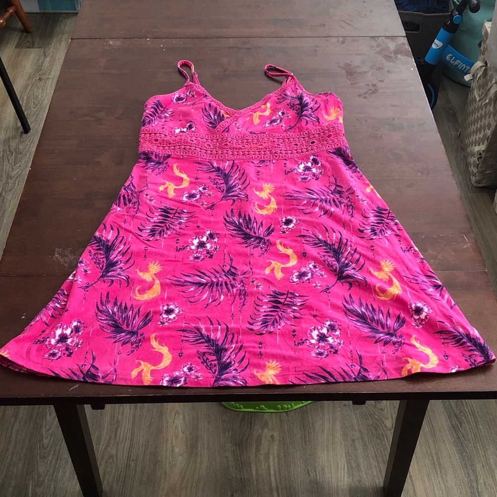 Mudd Tropical Phoenix Print Sundress